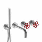 带Fantini AW/PIPE T465 出水嘴的浴缸甲板套件 | Edilceram Design