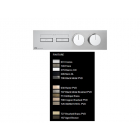Gessi Hi-Fi Linear 63011 + 63012 壁挂式恒温淋浴龙头 | Edilceram Design