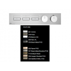 Gessi Hi-Fi Linear 63013 + 63014 壁挂式淋浴恒温器 | Edilceram Design