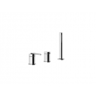 Gessi Ingranaggio 63547 顶部安装式浴缸龙头，带 3 孔 | Edilceram Design