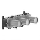 三孔壁挂式洗脸盆组Gessi 66236 的内置部件 | Edilceram Design