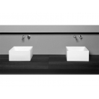 Antonio Lupi STRATOS3 方形台面/洗墙盆 in Flumood | Edilceram Design