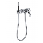 黄铜壁挂式浴缸组 + 内置部分Hotbath Cobber CB026+HBCB026 | Edilceram Design