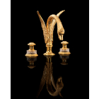 3 孔面盆龙头Devon&Devon Excelsior Swan EXC-SW100CR | Edilceram Design