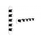 Gessi Tondo Wellness 43107 + 43068 恒温壁式淋浴龙头 | Edilceram Design