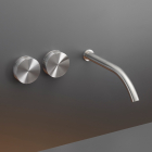 Cea Design Giotto GIO 42 壁挂式双杆龙头，带喷口 | Edilceram Design
