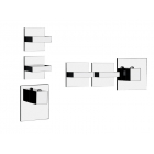 Gessi Rettangolo Wellness Rettangolo + 43214 壁挂式恒温淋浴龙头 | Edilceram Design