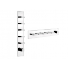 Gessi Rettangolo Wellness Rettangolo + 43030 壁挂式淋浴恒温龙头 | Edilceram Design