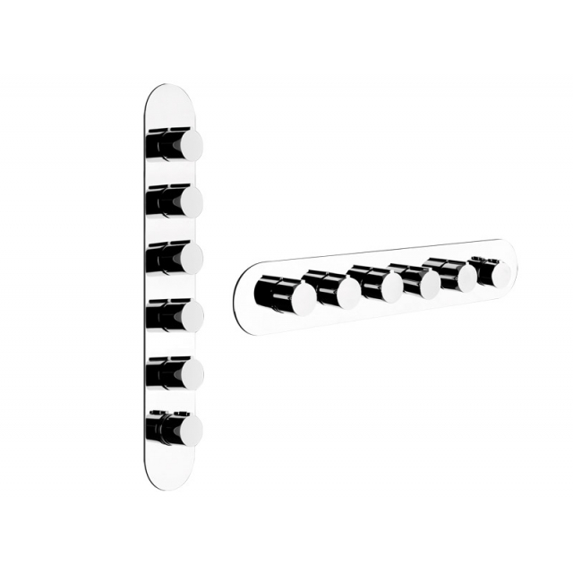 Gessi Tondo Wellness 43109 + 43070 壁挂式淋浴恒温龙头 | Edilceram Design